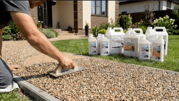 Chất kết dính polymer của thảm đá và các giai đoạn công nghệ của nó